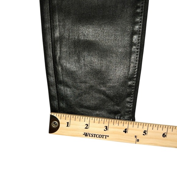 NWT True Religion Jennie Curvy Coated Leather Look Jeans Womens‎ 26 Skinny Denim - Picture 13 of 16
